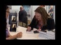 Author Christina Bauer Signs Galley Copies of WOLVES & ROSES