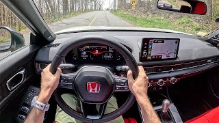 Honda FL5 Civic Type R - Crashed Fighter Jet in the Woods (POV Therapy Drive)