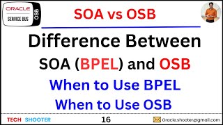 SOA-16 Difference Between SOA (BPEL) and OSB | SOA vs OSB | When to Use BPEL and When to Use OSB