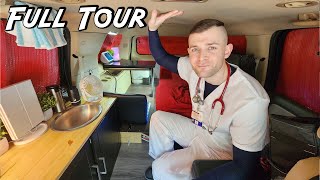 Nurse Gives A Full Tour Of His FullTime SUV Camper (Better Than Sprinter Van?)