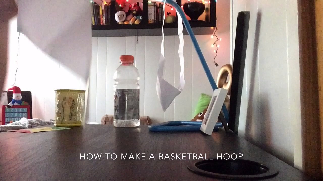How to make a basketball hoop YouTube
