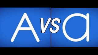 First Video Letter School Zaner Bloser Font. Upercase Vs Lowercase. Blue Level. English