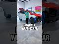 Accident Doesn’t Mean Re-Wrap your Entire Car! 🚗 How to Wrap Quarter Panel! #carwrapping #diycrafts thumbnail