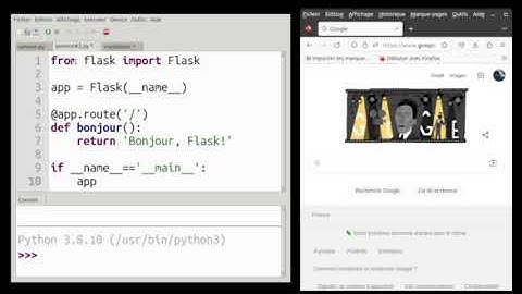 Créer serveur web local python Flask (Windows, Linux, macOs)