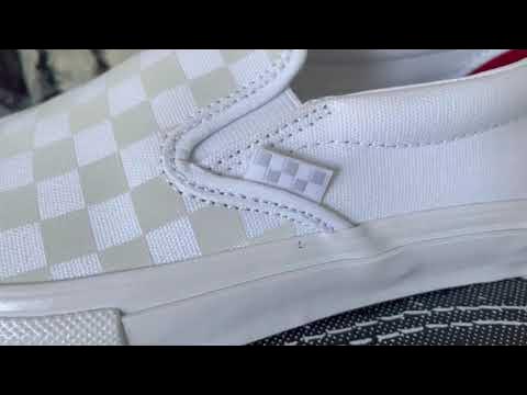 Black_White Checkerboard Reflective Louis Vuitton Vans