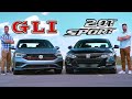 2019 VW Jetta GLI vs Honda Accord 2.0T Sport // Performance Sedans On A Budget