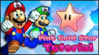 Saving the Princess' PINK GOLD STARS! - Super Mario 64 (Odyssey Movement V6+ Shining Stars Guide)