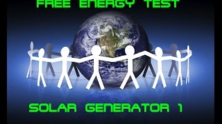 SOLAR GENERATOR - TEST HD