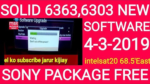 6363 new software update kaise kare 5-3-2019