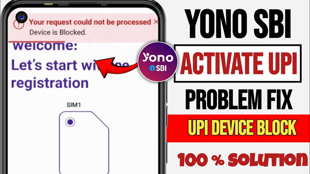 Yono SBI Your Request Could Not be Processed Device is Blocked | yono ...