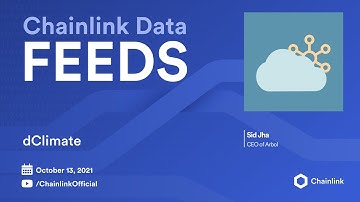 Chainlink Live | dClimate: Blockchain Climate Data for InsurTech