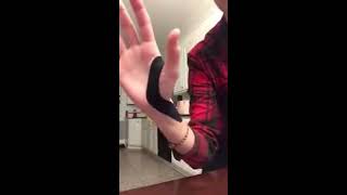 CMC Kinesio Taping for thumb pain or arthritis