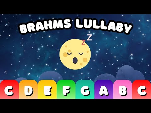 Brahms Lullaby 😴 - Wiegenlied | EASY Boomwhacker & Xylophone Play Along For Kids