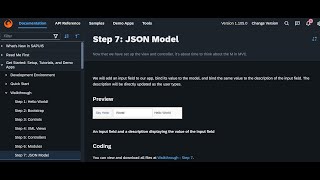 SAPUI5 Walkthrough Step 7- JSON Model   #sap #sapui5 #ui5