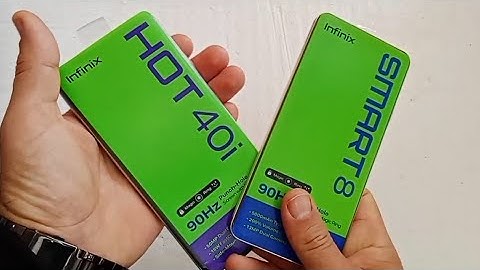 infinix Hot 40i VS infinix smart 8 : speed test & comparaison