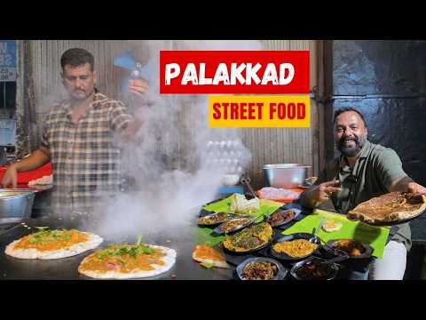 Madurai Street Food in Kerala - Madurai Bun Parotta + Ghee Mutton Roast in Palakkad