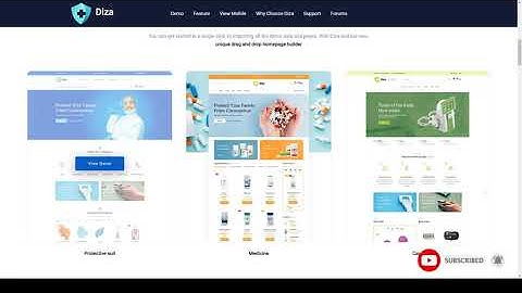 Diza - Pharmacy Store Elementor WooCommerce Theme 15 mobile Easy Create Website