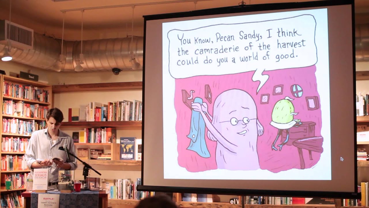 Nick Bertozzi reads "Pecan Sandy" at BookCourt