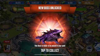 BOSS UNLOCKED SALAMANDER 16 - JURASSIC WORLD THE GAME