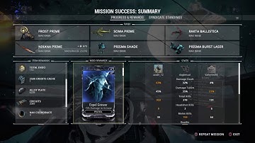 Warframe mod glitch