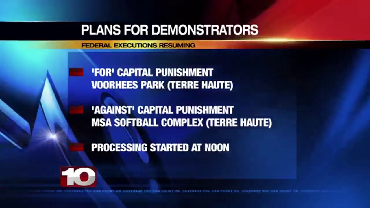 Execution day, protesting information - YouTube