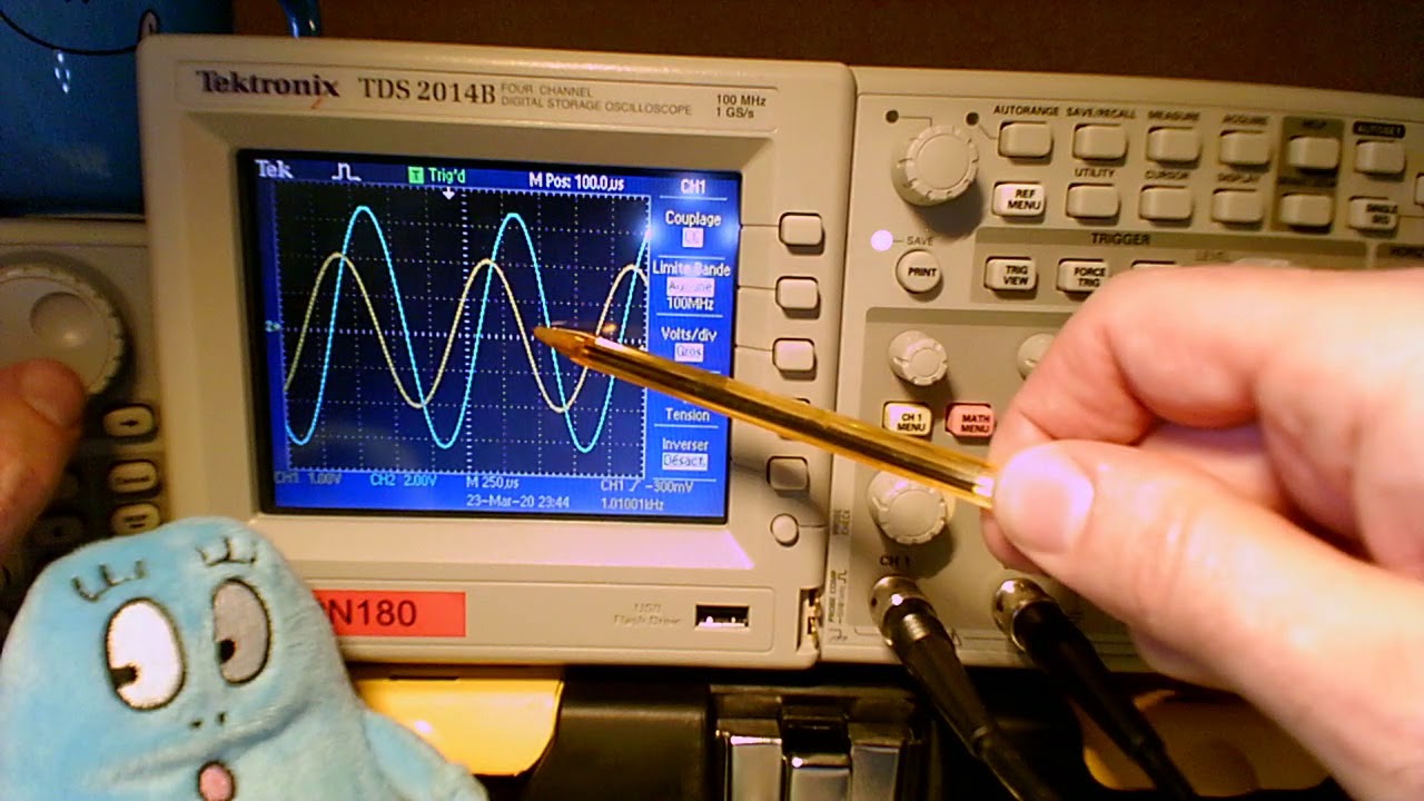 Caractérisation d'un filtre passe bas du 2nd ordre