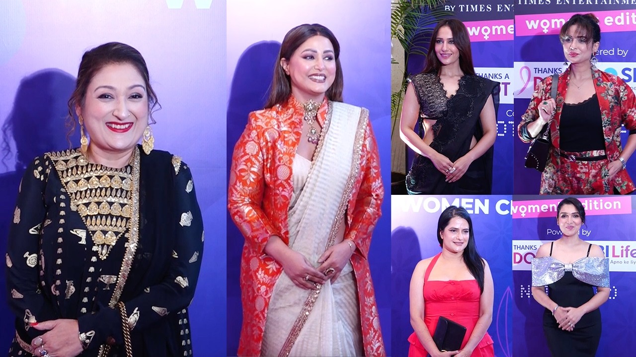 Hina Khan, Sara Arfeen Khan, Kusha Kapila & Others At The Red Carpet Of Power Creator Award 2026