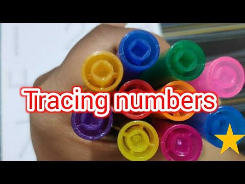 Tracing numbers#123 numbers#counting#kids video#kids channel# kids ...