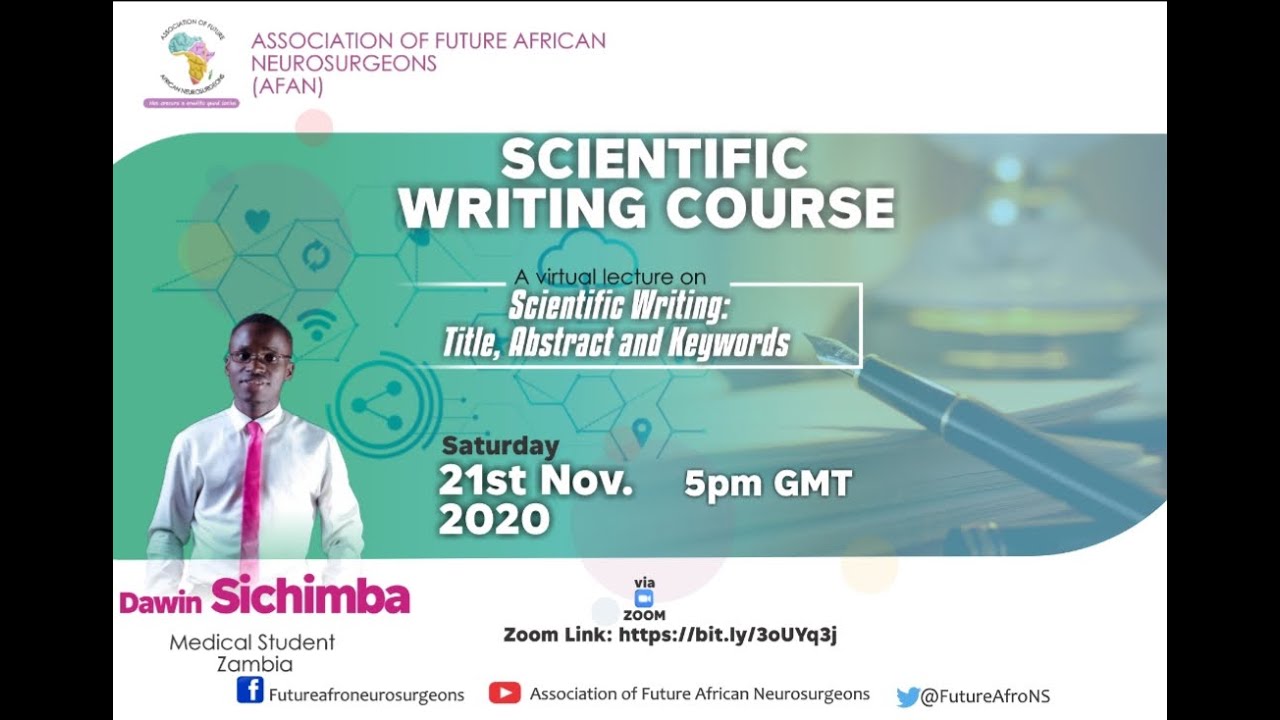 Scientific Writing Course : Title, Abstract and Keywords