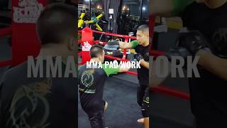 MMA Pad Work for Striking Excellence mma mixedmartialarts padwork