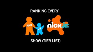 Ranking Every Nick Jr Show Tier List