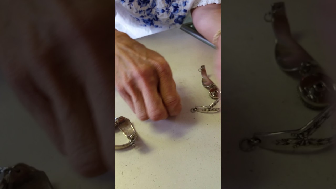 Installing the fold over clasp, Flatwearable Artisan Jewelry