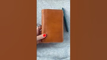 New leather cover! Pocket Planner Sterling Ink ChicSparrow #leather #journal #pocket #planner #bujo