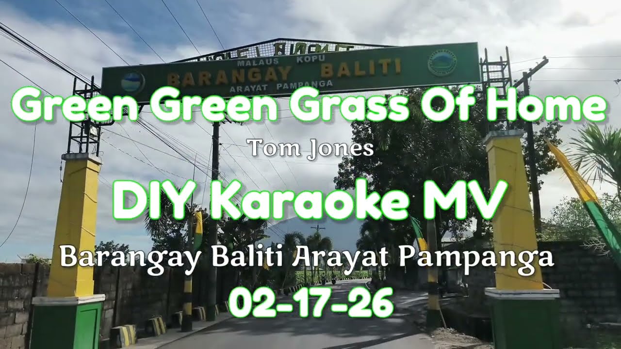 GREEN GREEN GRASS OF HOME DIY KARAOKE MV @buyboytv
