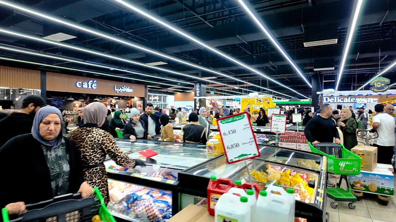 Baghdad before Ramadan, Al-Taawon Hypermarket, Night Walk| Iraq 2026 🇮🇶
