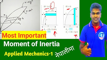 #33 Moment of Inertia || Integration Method || Applied Mechanics-1 || In nepali
