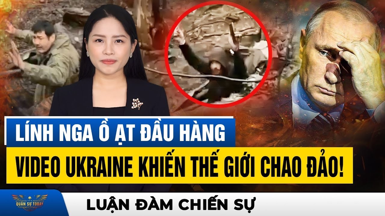 Lính Nga Đầu Hàng Hàng Loạt! Ukraine Tung Video Khiến Cả Thế Giới Sửng Sốt!