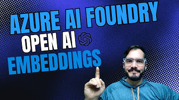 Azure AI Foundry OpenAI Embeddings REST Endpoint