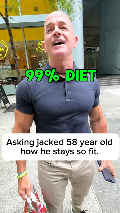 Asking jacked 58 year old how he stays so fit. #workout #nyc #bodybuilding #fitnessmotivation