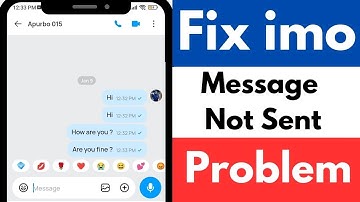 How To Solve Imo Message Not Sent Problem