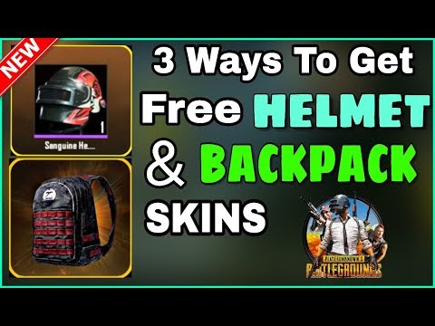 HOW TO GET FREE HELMET AND BACKPACK SKIN IN PUBG MOBILE - FREE HELMET SKIN PUBG | Tech Joriya