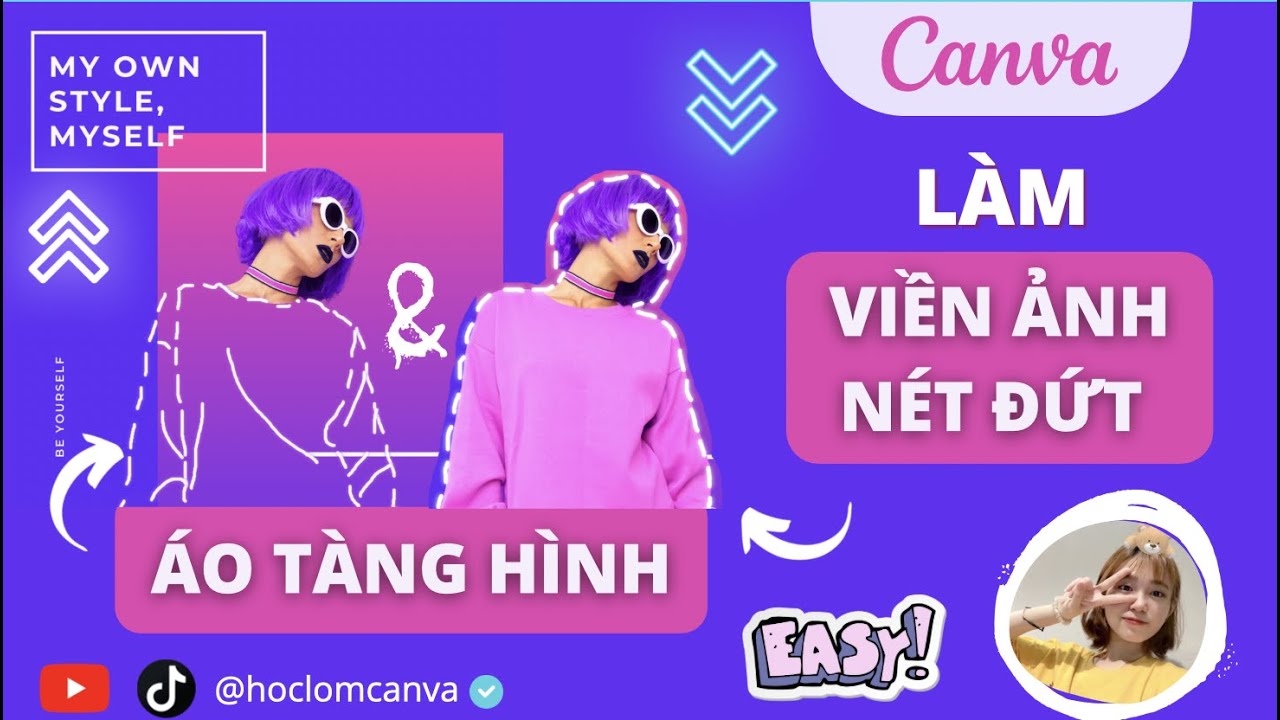 Canva Tricks And Tips] Cách Làm Viền Ảnh Nét Đứt/ Đường Nét Đứt Trên Canva|  Dashed Outline In Canva - Youtube