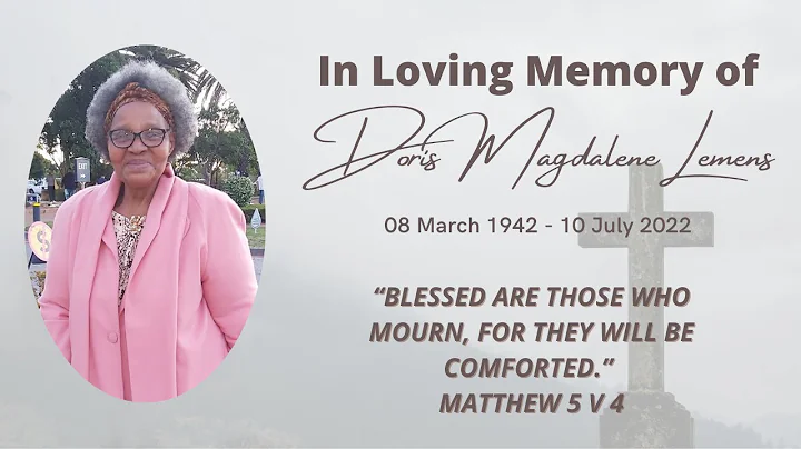 Celebrating the Life of Doris Magdalene Lemens | 1...