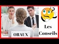 Oraux de concours quelques conseils 