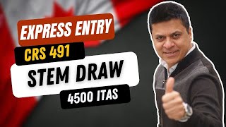 STEM Express Entry Draw | CRS SCORE 491 and 4500 Invites | 11 April by Ask Kubeir 9,638 views 1 month ago 1 minute, 37 seconds