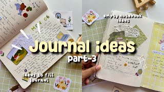 Journal ideas PART-3🌿 | ways to fill empty JOURNAL | ninu shaaji 