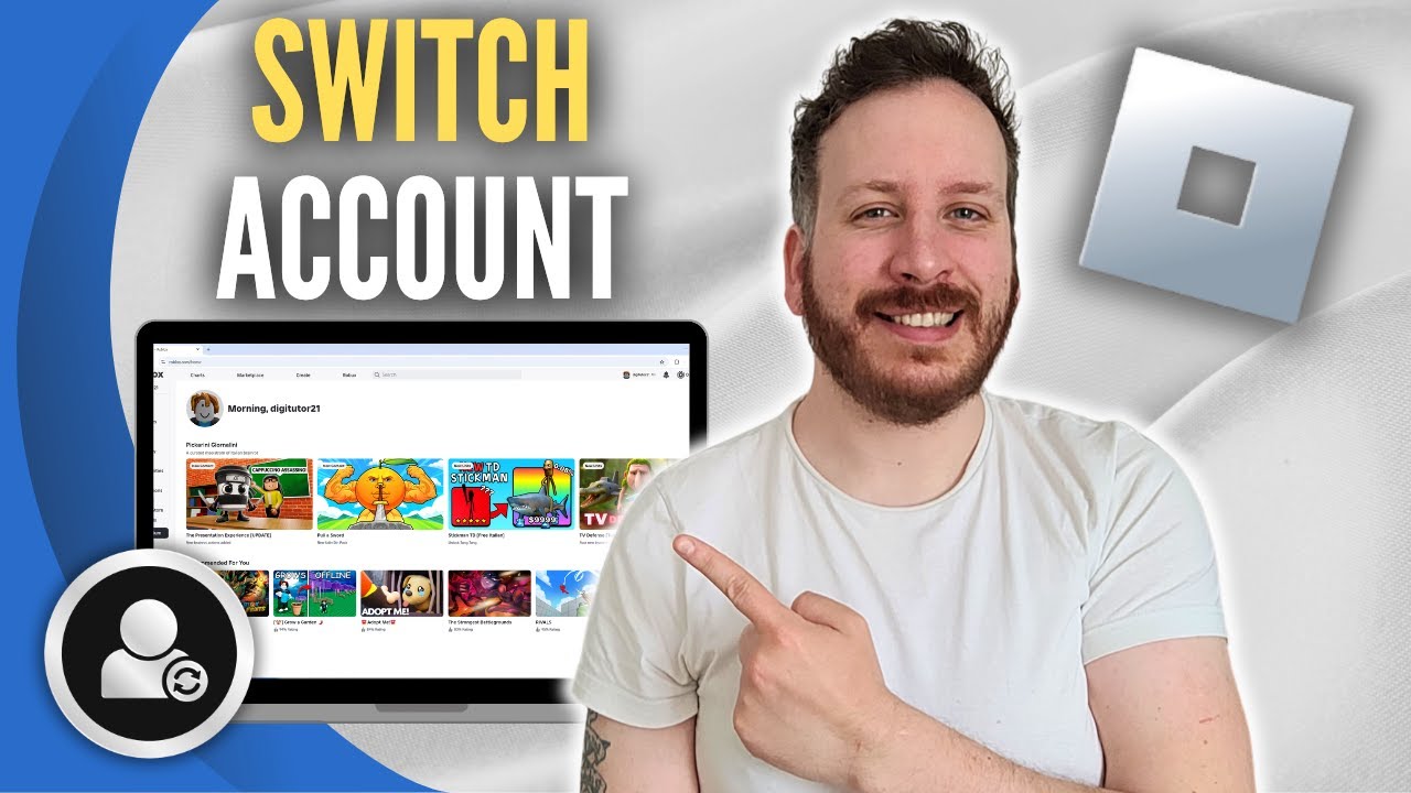How To Switch Account On Roblox YouTube 