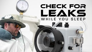 Checking for Housing Leaks with a Vacuum Pump and Valve