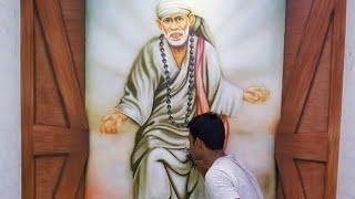 wall painting designe |Sai baba best painting ! wall designe ! wall painting ! wall painting designe screenshot 2
