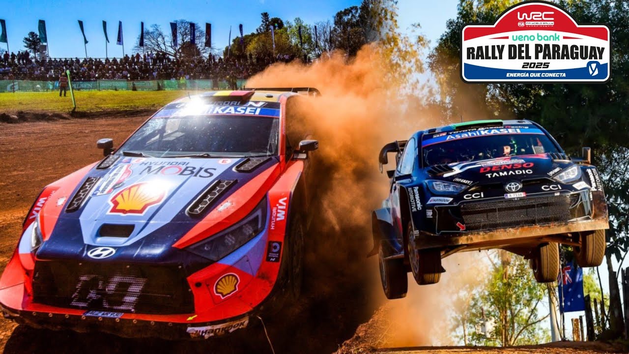 WRC UENO RALLY DEL PARAGUAY 2025 - Rally Action Raw Sound 🇵🇾